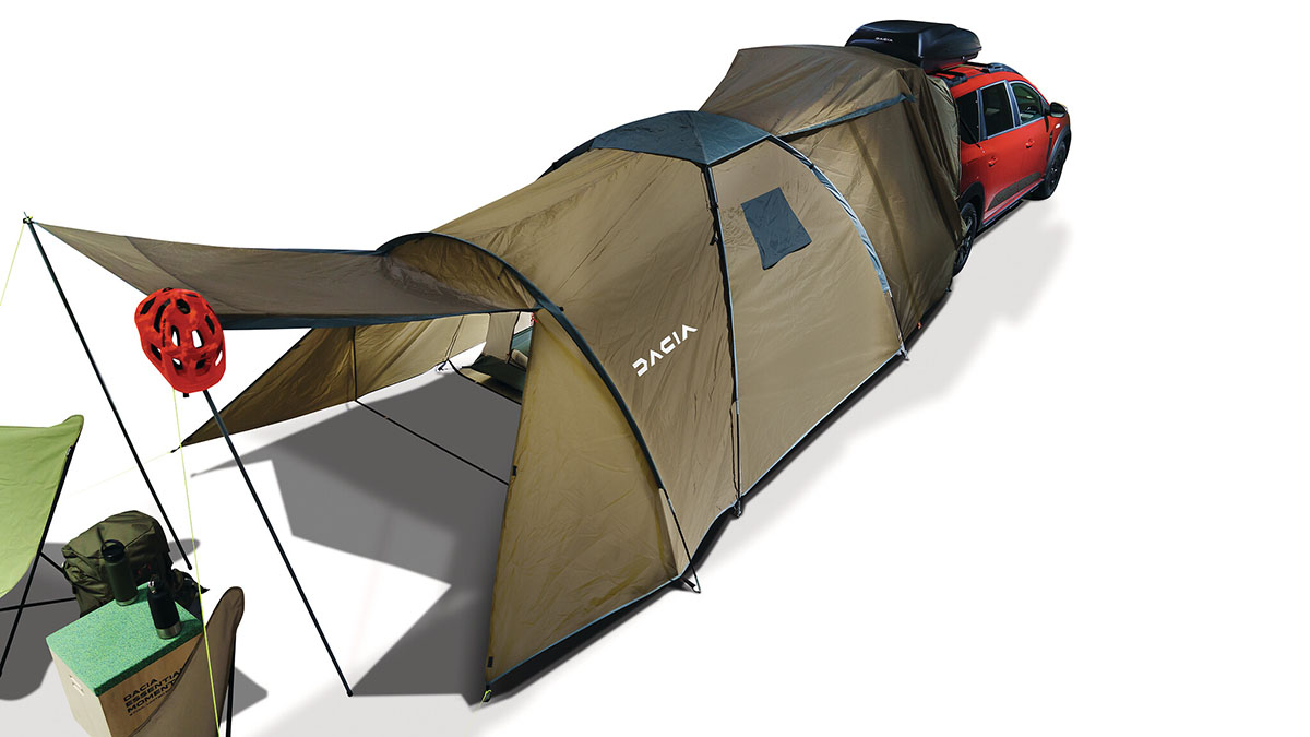Combien coute la tente de hayon Dacia 3 personnes 1 chambre ? - DACIA