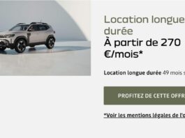 Dacia Duster 2024 offre LLD